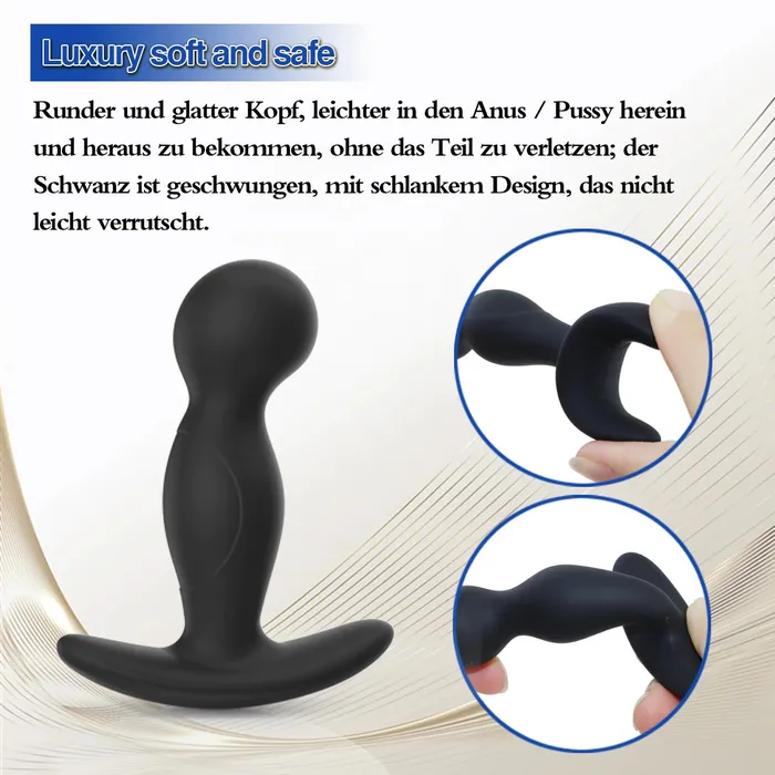 Anal Set of Anal Butt Plug Sex Toy for Men Adult Prostate Massager Silicone Anal Toy for Male EVEs SECRETS