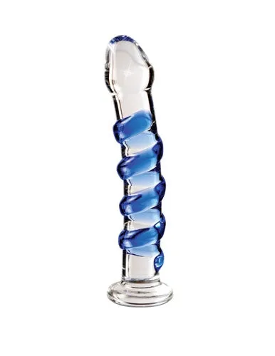 Dildos Calvista Icicles No 5 Glass Dong ClearBlue Dildos Calvista Icicles No 5 Glass Dong ClearBlue