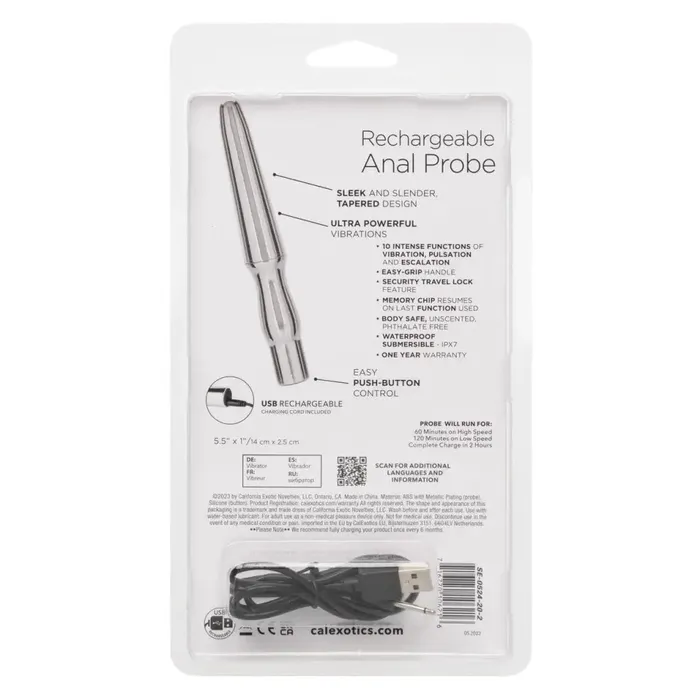 Anal California Exotic Novelties Rechargeable Anal Probe