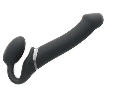 Female Sex Toys STRAP ON ME Strap On Me Strapless Bendable Remote Vibrating Strap On Medium Black