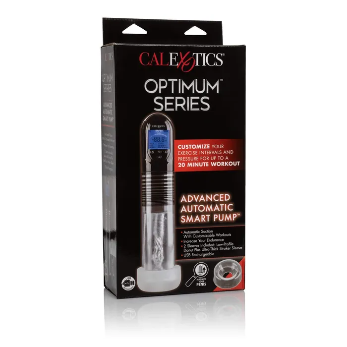 California Exotics California Exotics Optimum Series Advanced Automatic Smart Penis Pump Clear Male Sex Toys