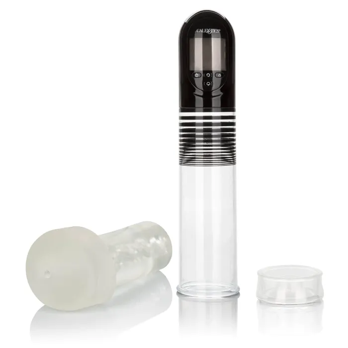 California Exotics California Exotics Optimum Series Advanced Automatic Smart Penis Pump Clear Male Sex Toys