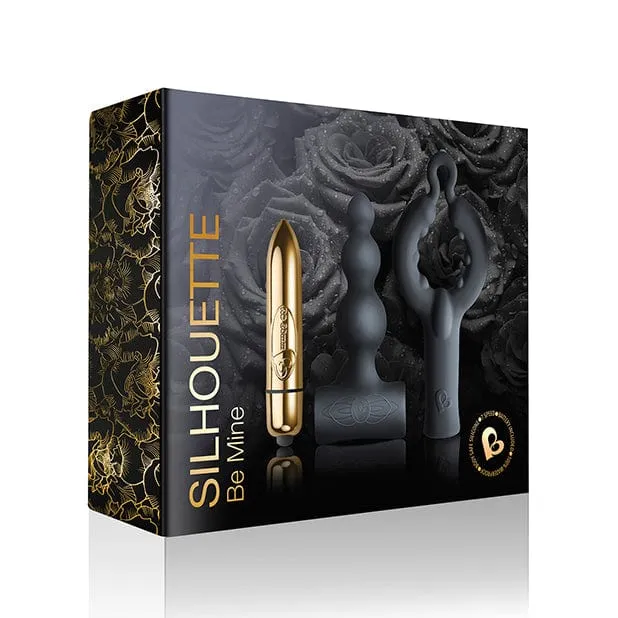 RocksOff Dark Desires Silhouette Be Mine Anal Couple Kit BlackChampagne Gold RocksOff Anal RocksOff Dark Desires Silhouette Be Mine Anal Couple Kit BlackChampagne Gold RocksOff Anal