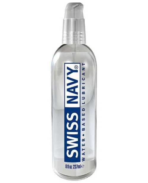 Swiss Navy Water Based Lube 8 Oz or 32 Oz MD Science Lab Vibrators