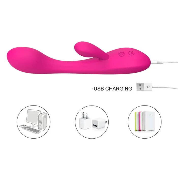 Vibrators YoYoLemon YoYoLemon Rabbit Vibrator for Vagina G Spot and Clitoral Adult Sex Toys for Women Pink