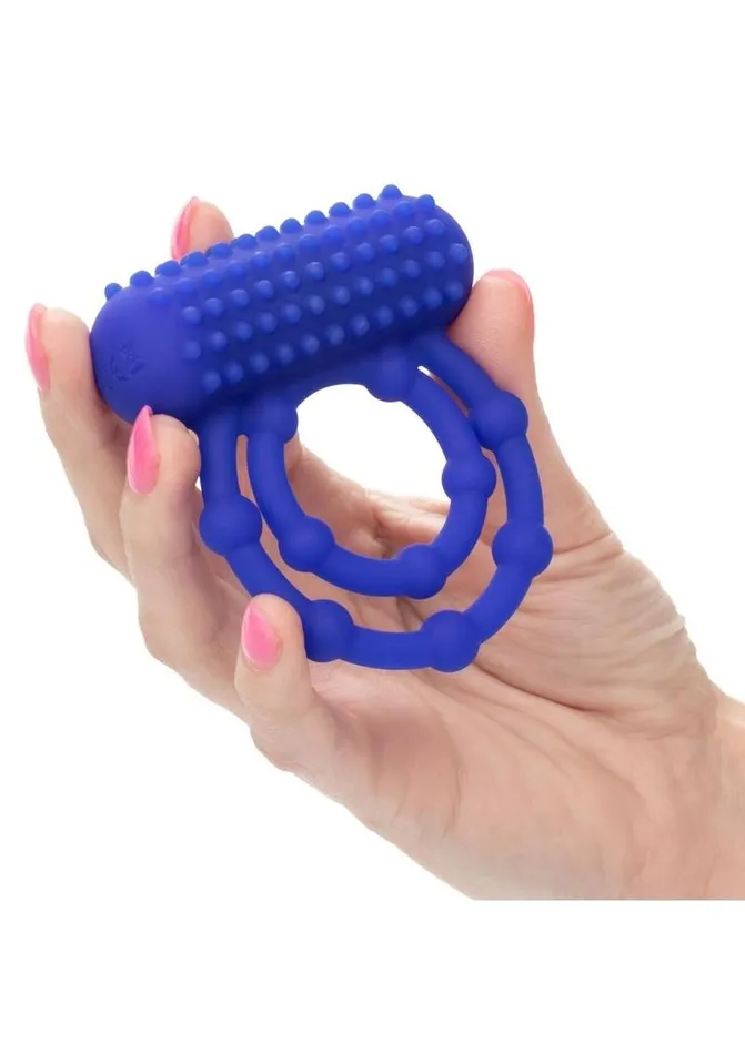 Female Sex Toys Couples Enhancers Silicone Rechargeable 10 Bead Maximus Couples Ring