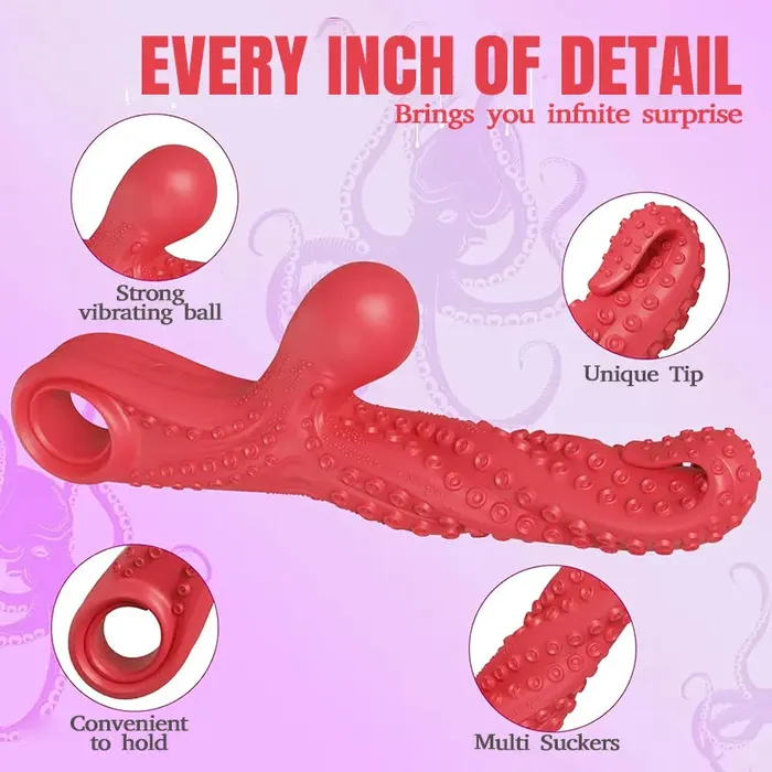 Female Sex Toys Inyarose Tentacle GSpot Vibrator with 9 Modes