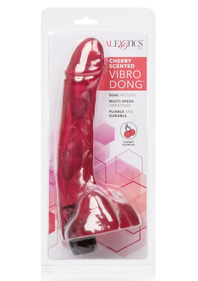 Playful Dongs Vibrators Cherry Scented Vibro Dong Multi Speed Vibrating