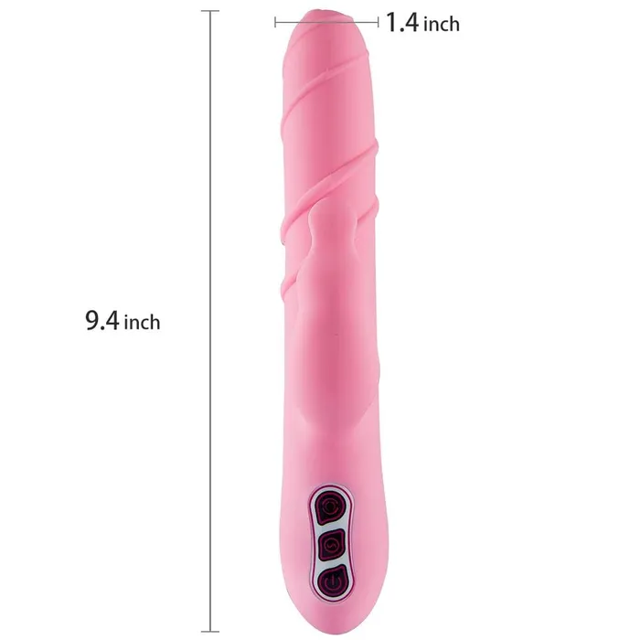 Female Sex Toys ADLTOYFUN GSpot Clitoral Massager 360 Rotation Rabbit Vibrator