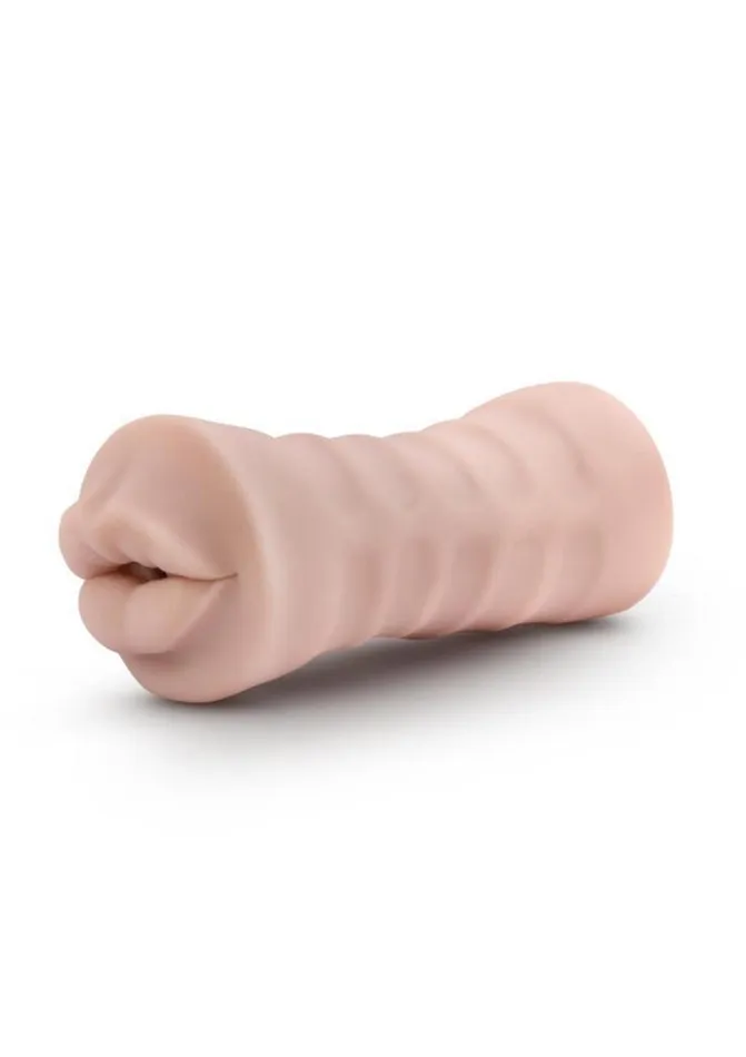 M For Men Angie Vibrating Masturbator with Bullet Mouth M for Men Male Sex Toys