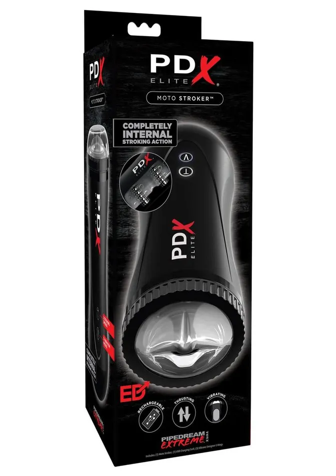PDX Elite Male Sex Toys Pipedream Extreme Elite Moto Stroker Masturbator Mouth PDX Elite Male Sex Toys Pipedream Extreme Elite Moto Stroker Masturbator Mouth
