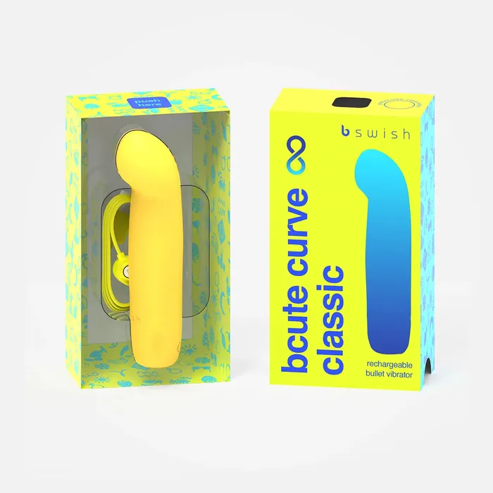 Female Sex Toys Bswish BCute Curve Infinite Classic Rechargeable Bullet Vibrator Citrus Yellow Female Sex Toys Bswish BCute Curve Infinite Classic Rechargeable Bullet Vibrator Citrus Yellow