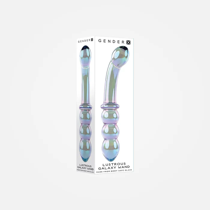 Gender X Dildos Lustrous Galaxy Wand Violet Glass 185 cm Double Ended Dildo Gender X Dildos Lustrous Galaxy Wand Violet Glass 185 cm Double Ended Dildo